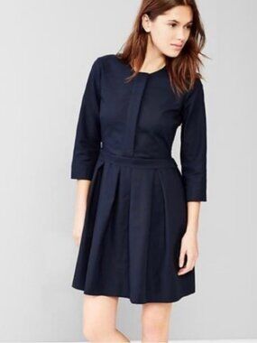 Navy Gap Dress work office